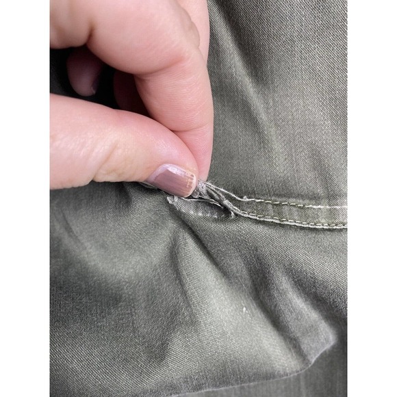 J Crew Patch Pocket Slim Boyfriend Chino Pants Green Womens Size 31 *Read* H6799 - Picture 8 of 10